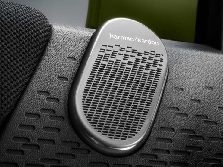 MINI Paul Smith Harman/Kardon音響系統。