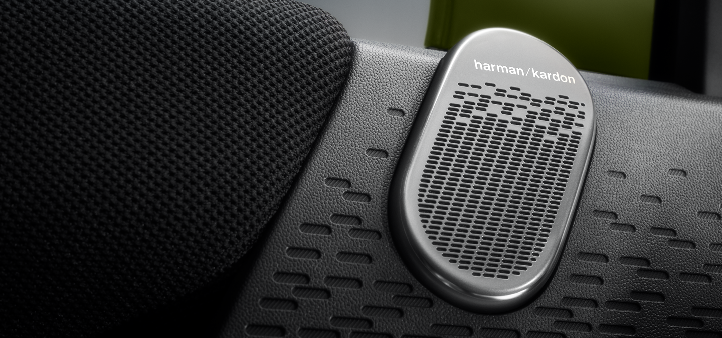 MINI Paul Smith Harman/Kardon音響系統。
