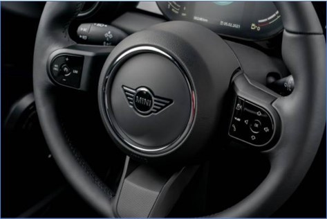 mini connected - leather sports steering wheel